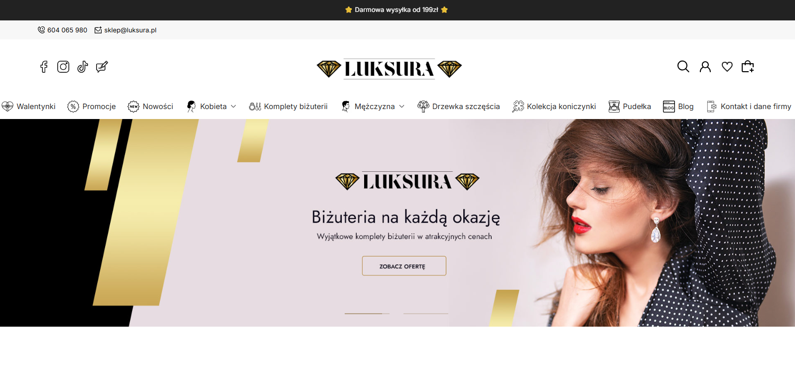 Luksura jewellery store, featured in this customer story